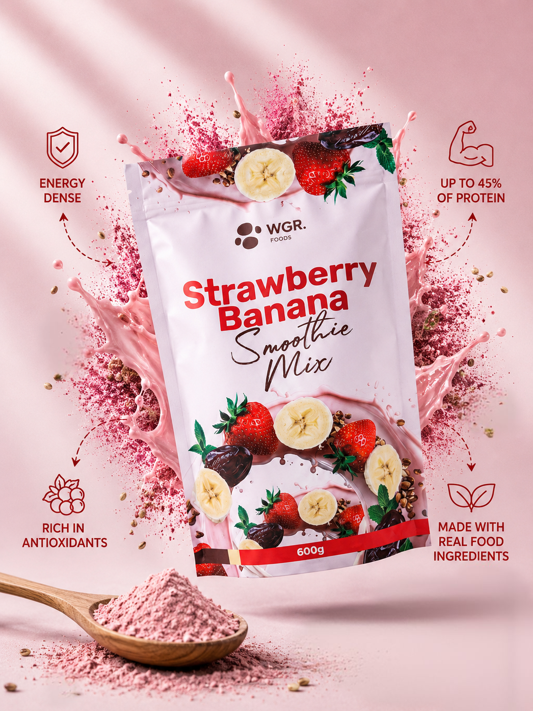 Strawberry Banana Smoothie Mix - Image 3