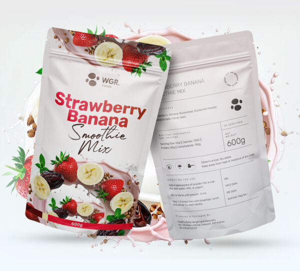 Strawberry Blueberry Banana Smoothie Mix