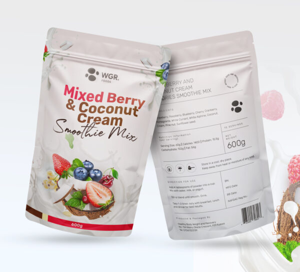 Mixed Berry Coconut Mega Smoothie Mix