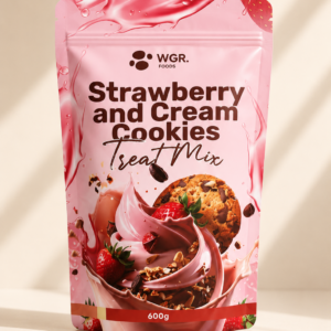 Strawberry and Cream Cookies Treat Mix
