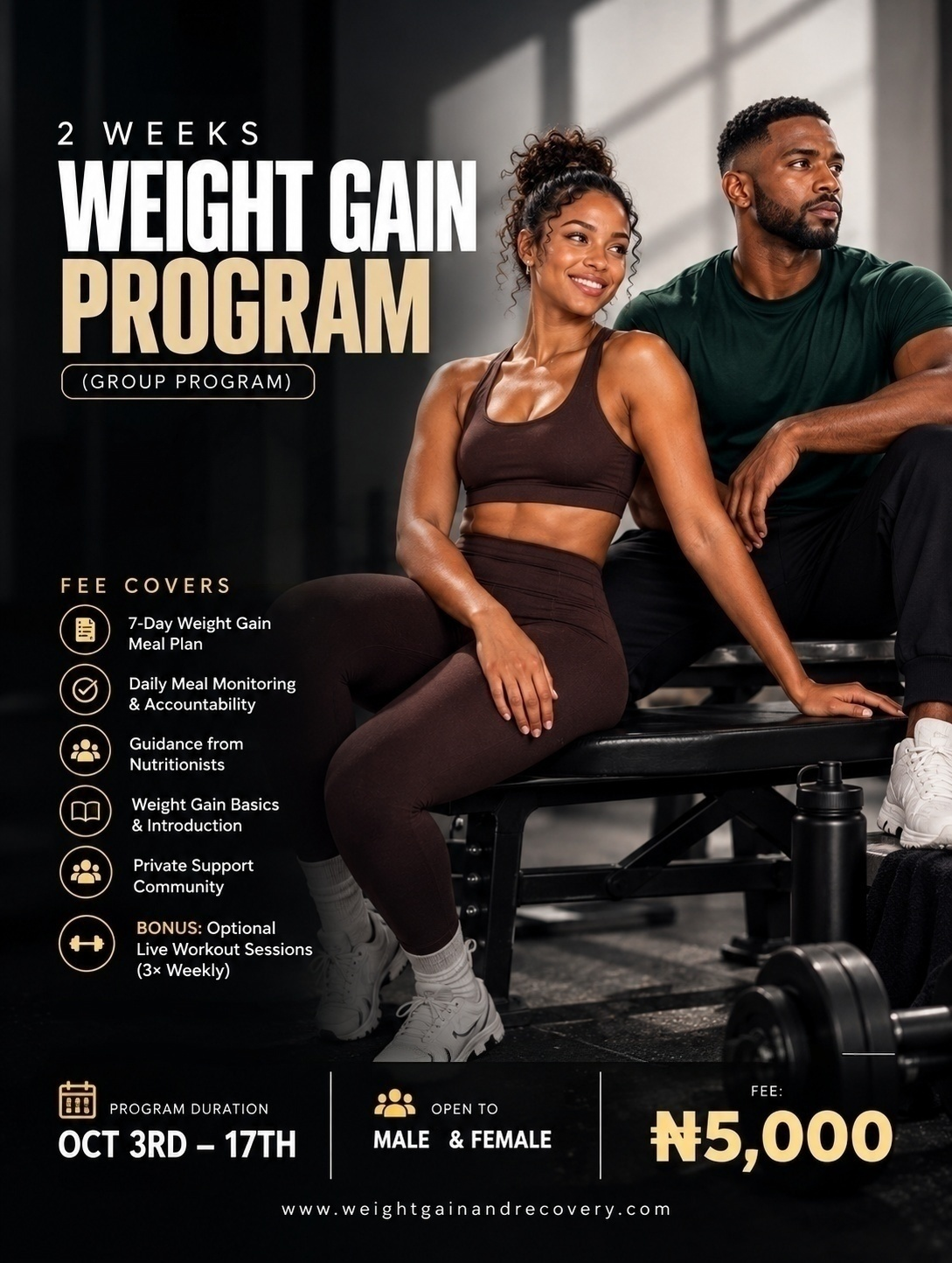 Group Weight Gain Program